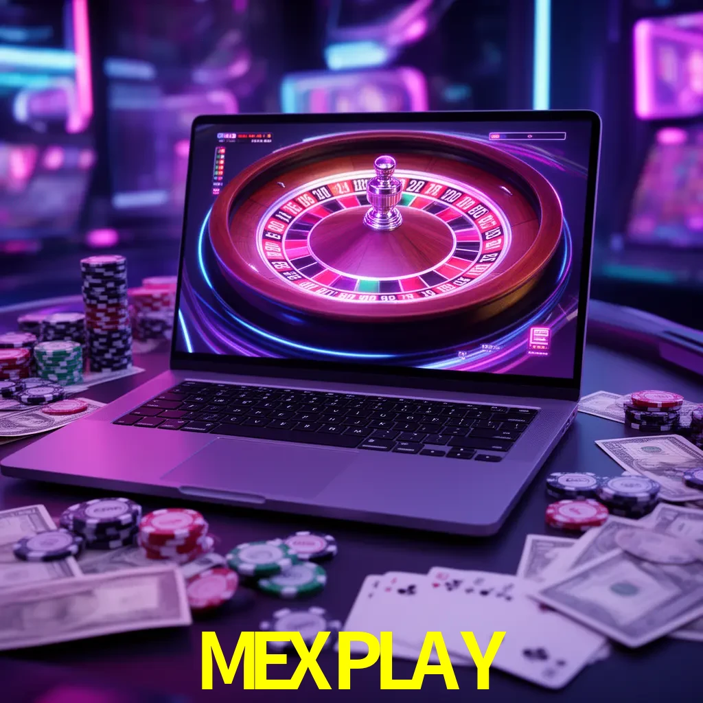 Centro móvil MEXPLAY con casino, cajero, bonos, app y acceso de cuenta para México